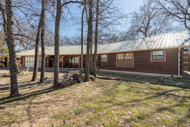 view of rear view of property