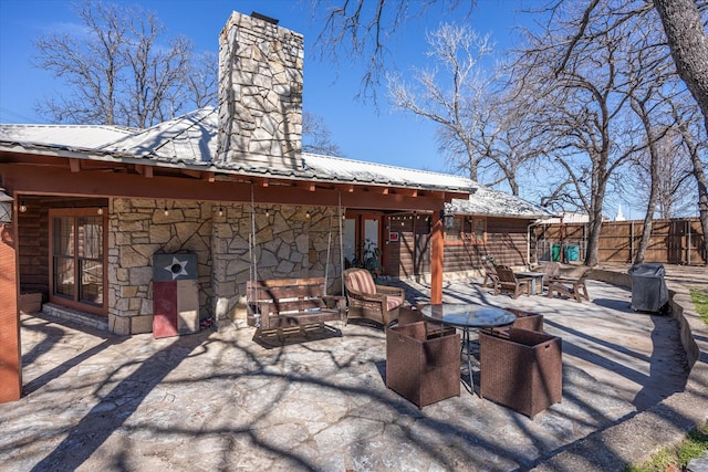 view of patio / terrace with grilling area