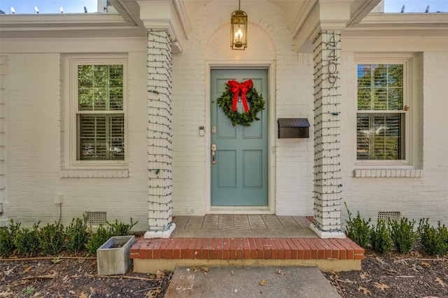 view of property entrance