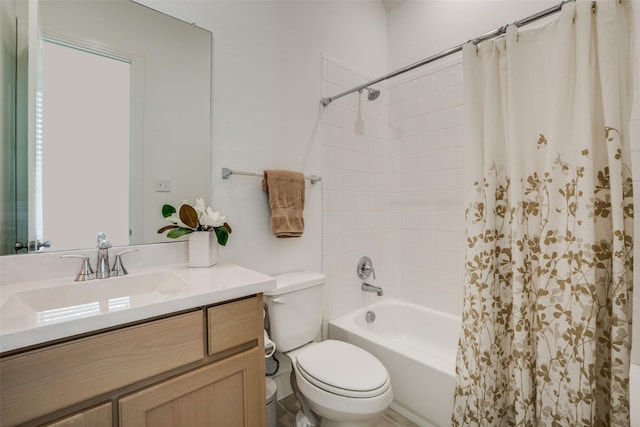 1145 Queensdown Way, Forney, TX 75126 - bathroom featuring toilet, vanity, and shower / bath combination with curtain