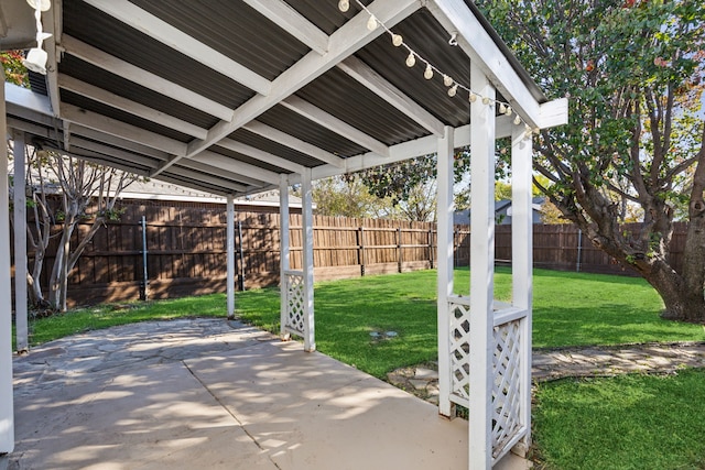 view of patio