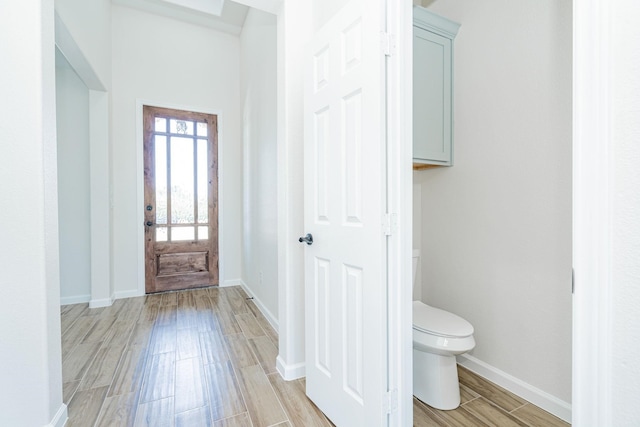 6292 Candy Oak Ct, Royse City, TX 75189 - foyer with light wood-style floors and baseboards