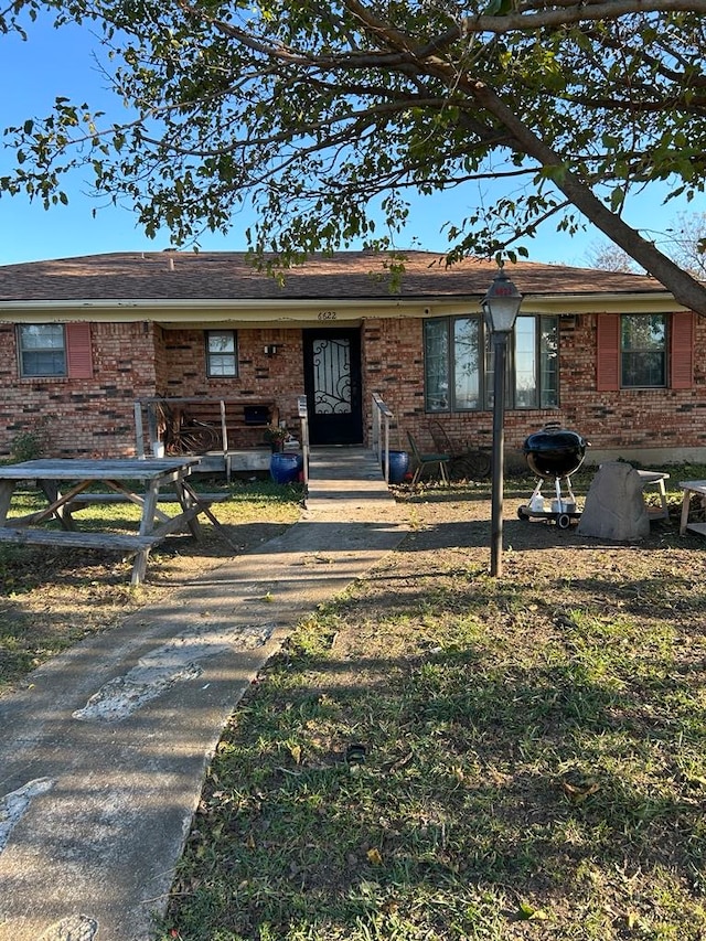 view of ranch-style home