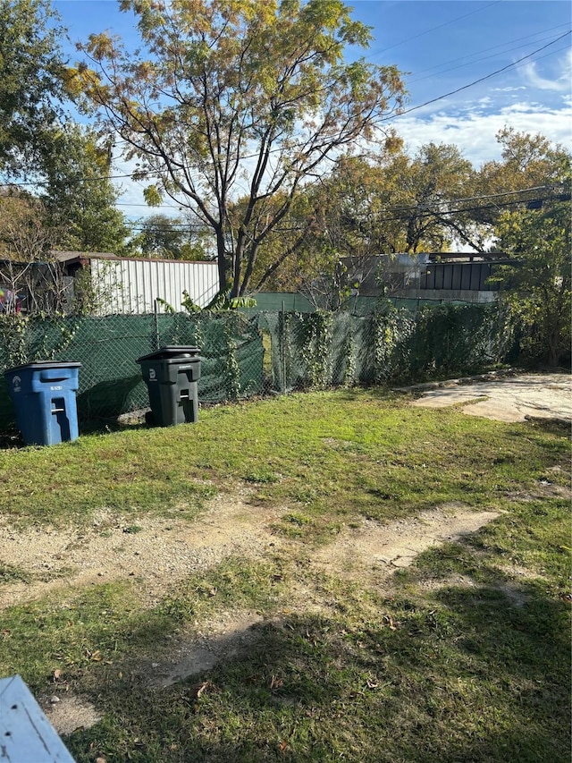 view of yard