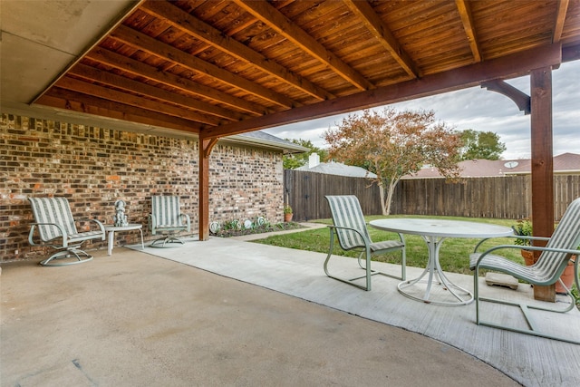 view of patio / terrace