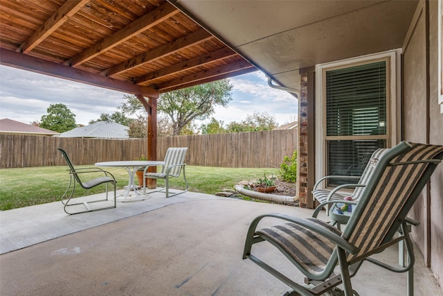 view of patio