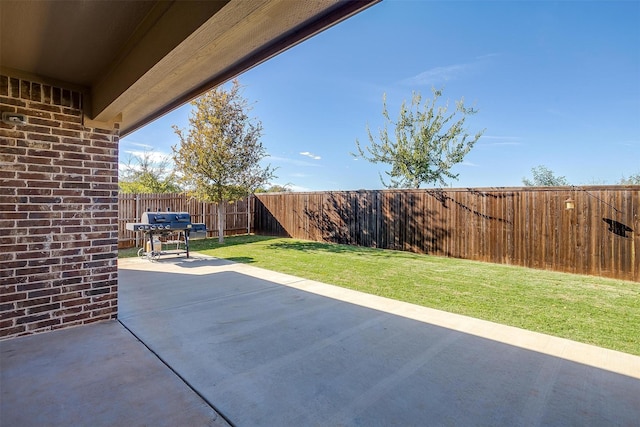 view of patio / terrace with grilling area