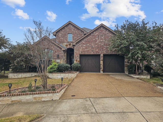 front of property featuring a garage