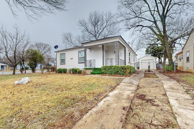 exterior space featuring a yard