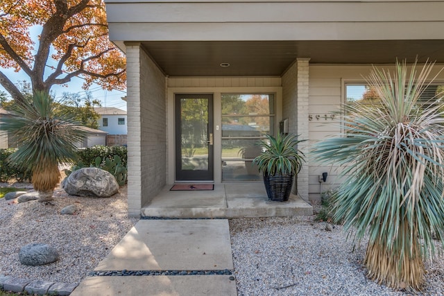 view of property entrance