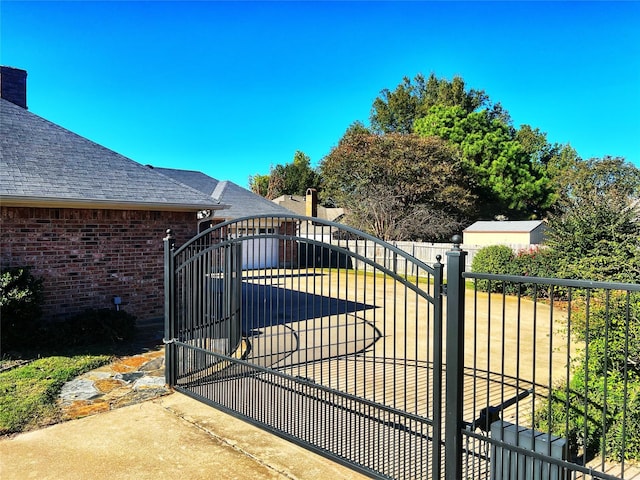 view of gate