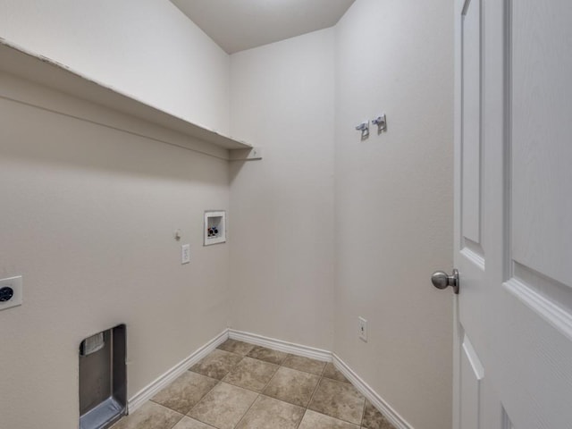 laundry area with hookup for an electric dryer, hookup for a gas dryer, and hookup for a washing machine