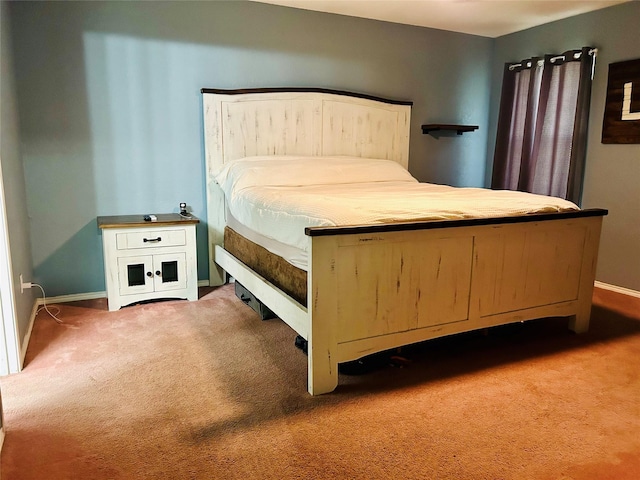 bedroom featuring carpet floors