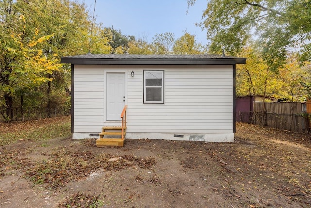 2233 Eastover Ave, Fort Worth, TX 76105 - view of outbuilding with entry steps