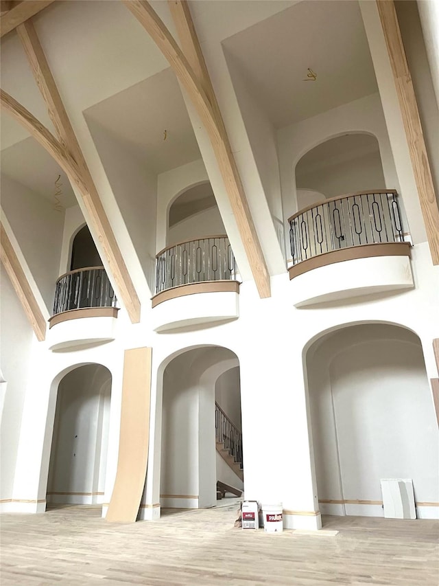 1133 Bourland Rd, Keller, TX 76248 - detailed view of arched walkways and beam ceiling