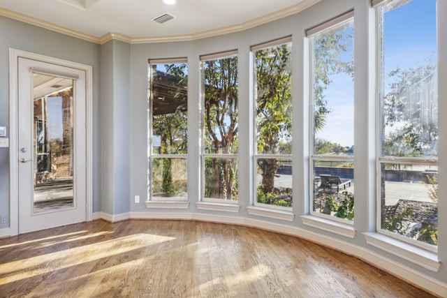 interior space featuring a wealth of natural light