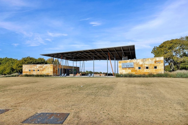 view of vehicle parking