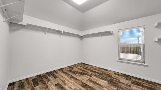 914 Randall Rd, Weatherford, TX 76087 - walk in closet featuring dark wood-type flooring and lofted ceiling