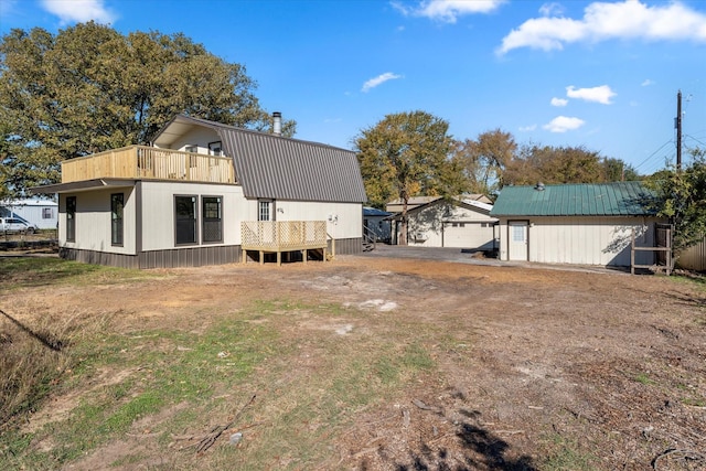 view of back of property