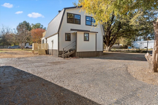 view of back of property