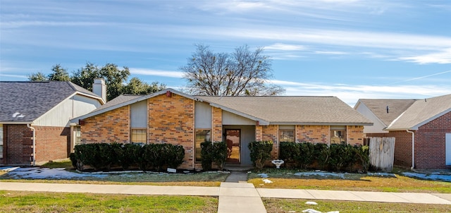 view of ranch-style home