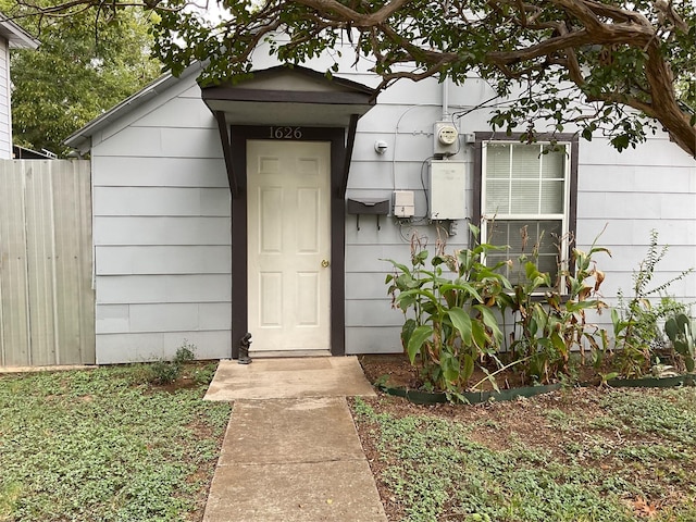 view of entrance to property