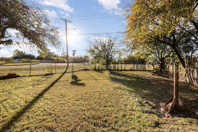 view of yard