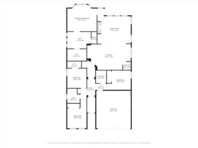 kitchen with a center island, white cabinetry, vaulted ceiling, and sink