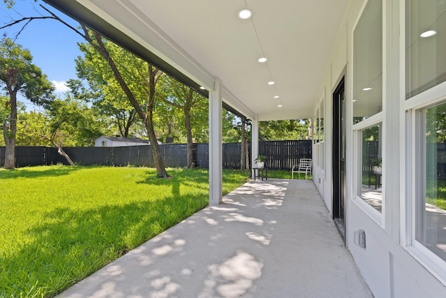 view of patio