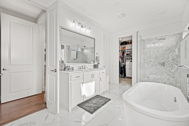 full bathroom with vanity, toilet, and shower / bathtub combination with curtain