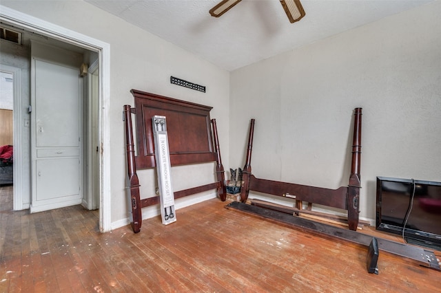 bedroom featuring hardwood / wood-style floors