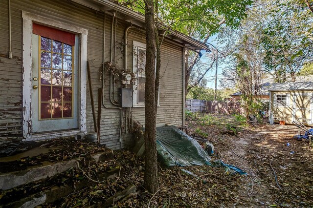 view of side of home