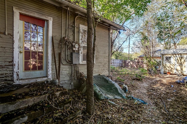 view of side of home