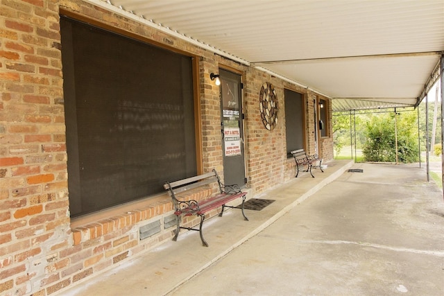 view of patio / terrace featuring a porch