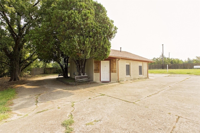 view of front of home