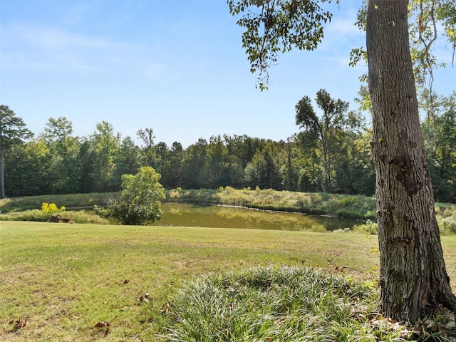 view of nature featuring a water view