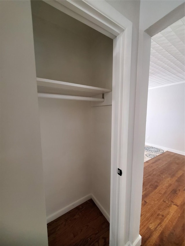 view of closet