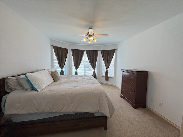 1700 Warm Springs Dr, Allen, TX 75002 - bedroom featuring light carpet and ceiling fan