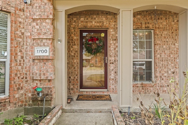 view of entrance to property