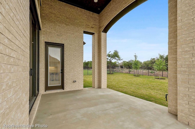 view of patio