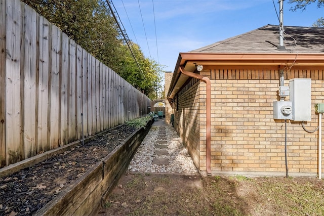 view of home's exterior