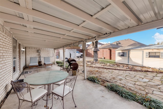 view of patio