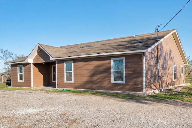 view of ranch-style home