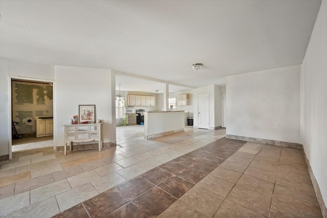 view of unfurnished living room