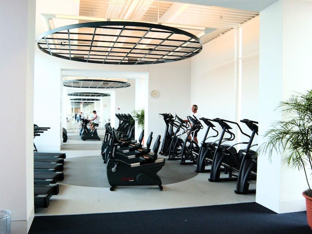 view of workout area