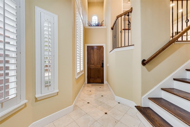 view of entrance foyer