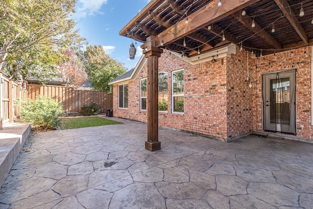 view of patio