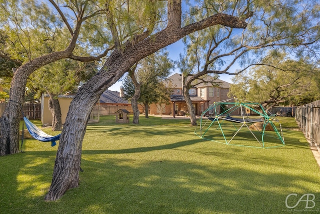 82 Bay Shore Ct, Abilene, TX 79602 - view of yard with a playground