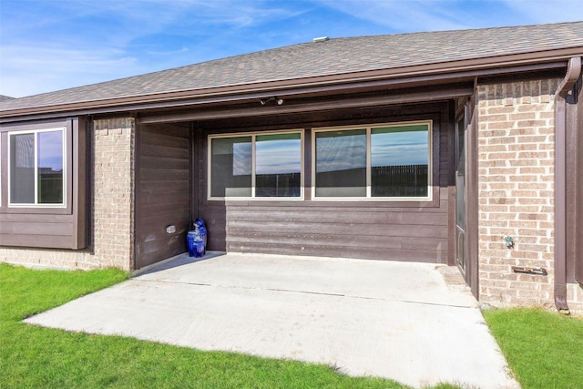 exterior space with a patio area