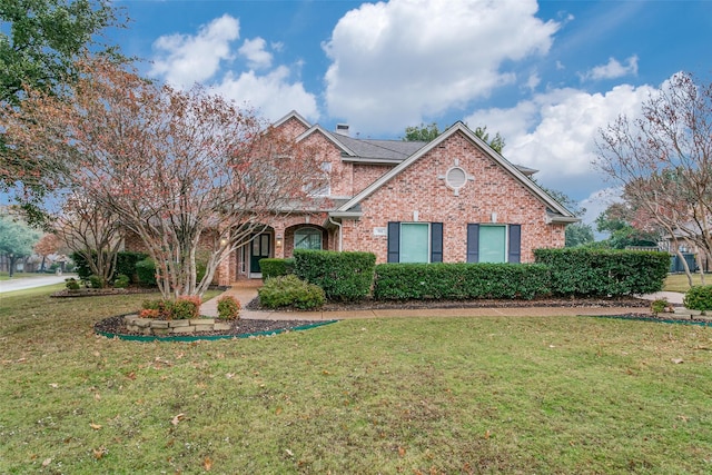 view of front property with a front yard